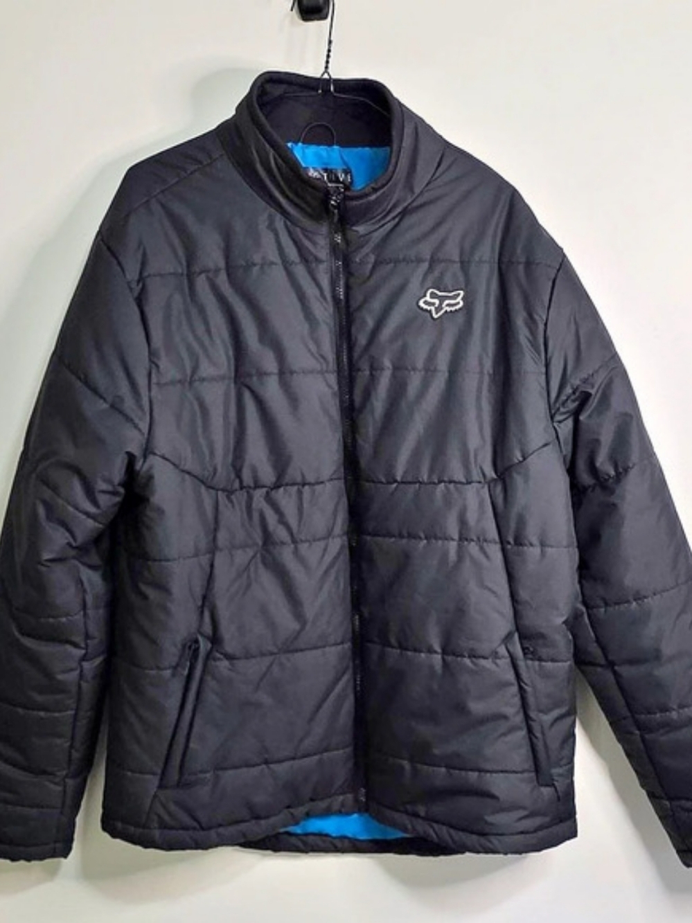 Fox Active EST1974 Quilted Performance Jacket in Black Size Large